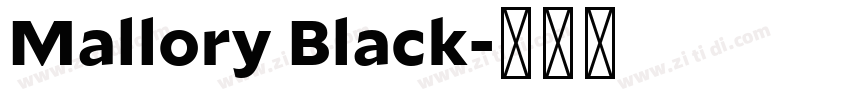 Mallory Black字体转换
